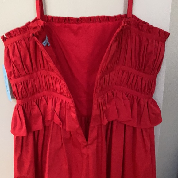 Antonio Melani Taylor Stretch Cotton Sateen Peplum Waist Dress. - Picture 7 of 13